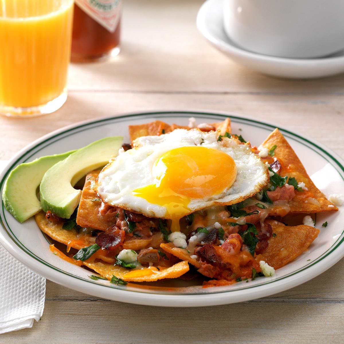 Bacon and Egg Chilaquiles