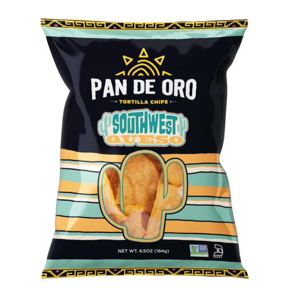 Southwest Queso Corn Tortilla Chips Case of 12