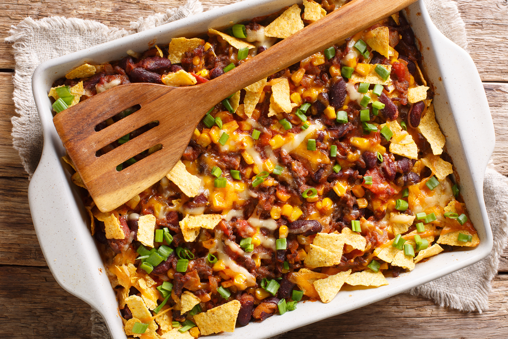 Cheesy Nacho Casserole