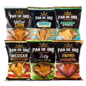6 Flavor Variety Box Tortilla Chips Case of 12